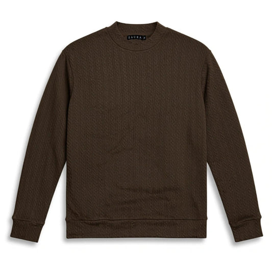 CABLE KNIT SWEATER