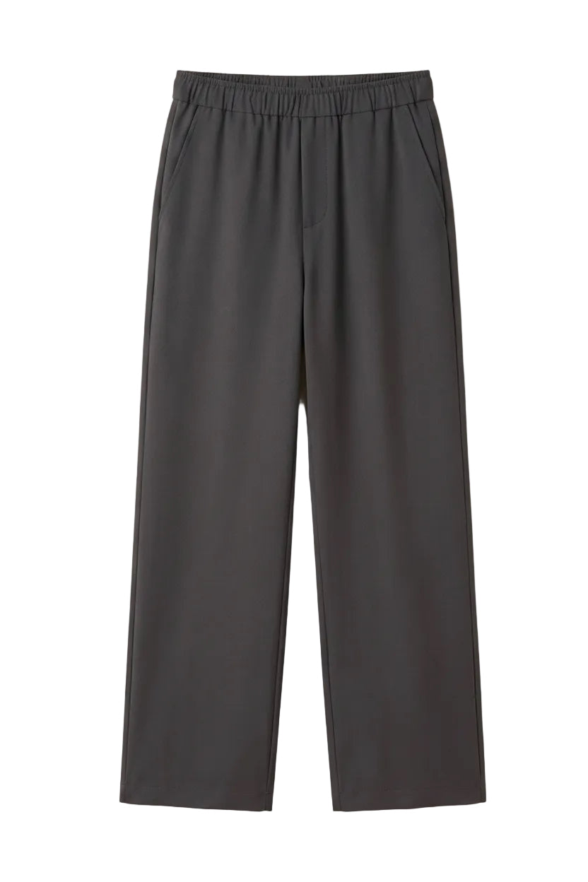 Ash Grey Tailored Trousers