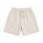 WHITE LINEN SHORTS