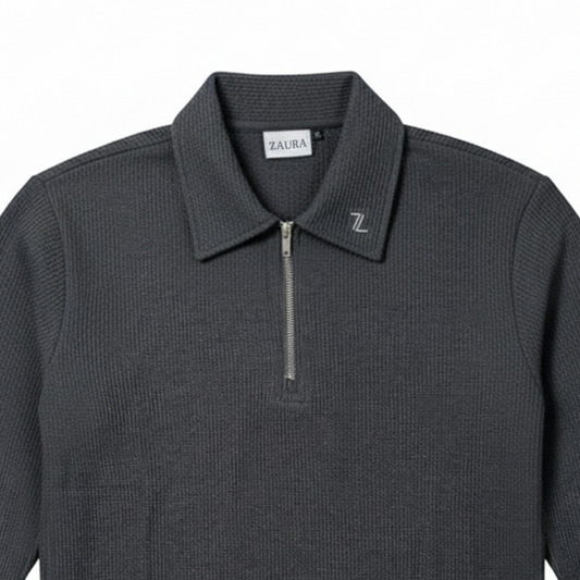 OLD MONEY ZIPPER POLO
