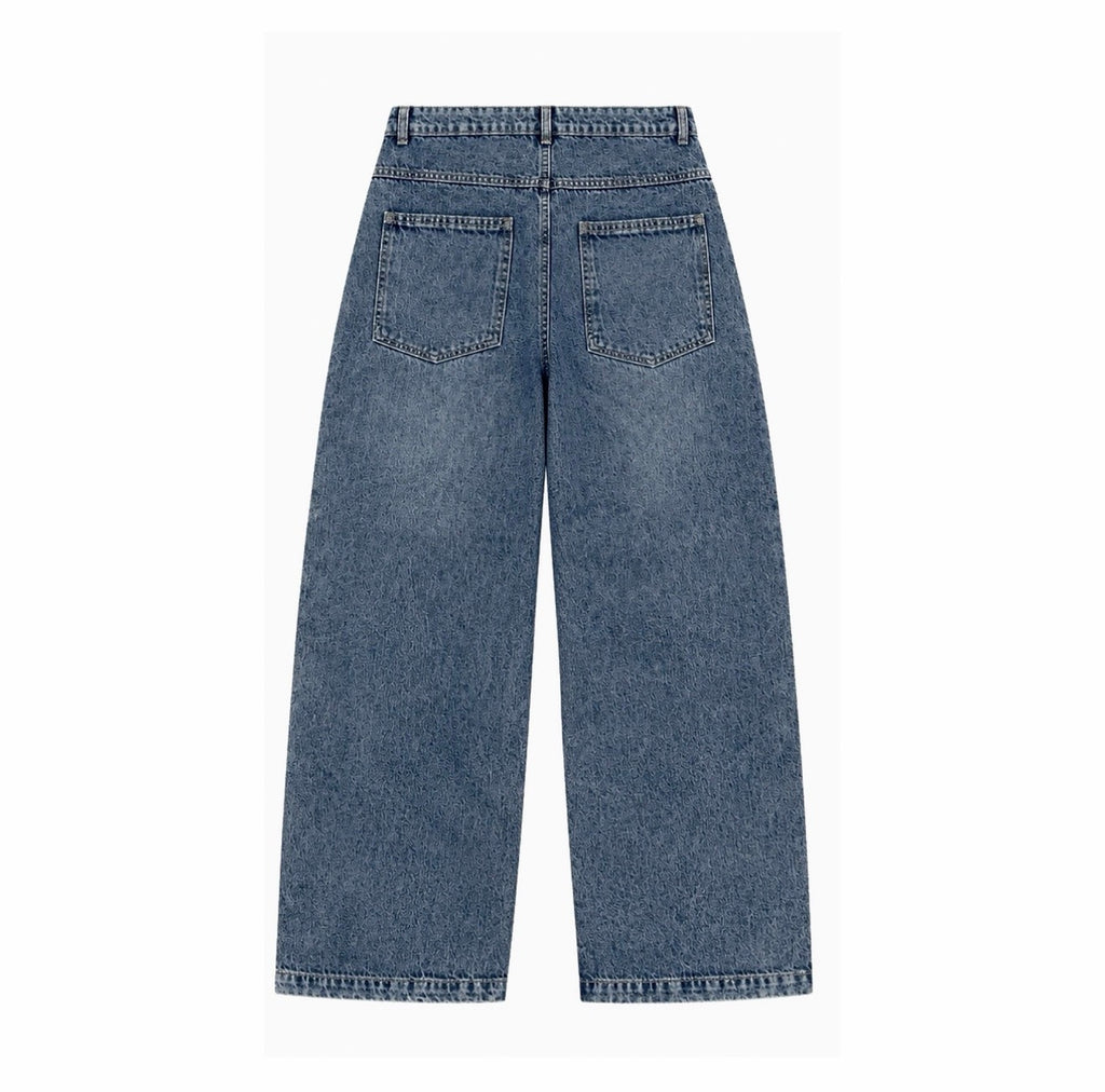 Zaura Vintage wash baggy jeans ( unisex )