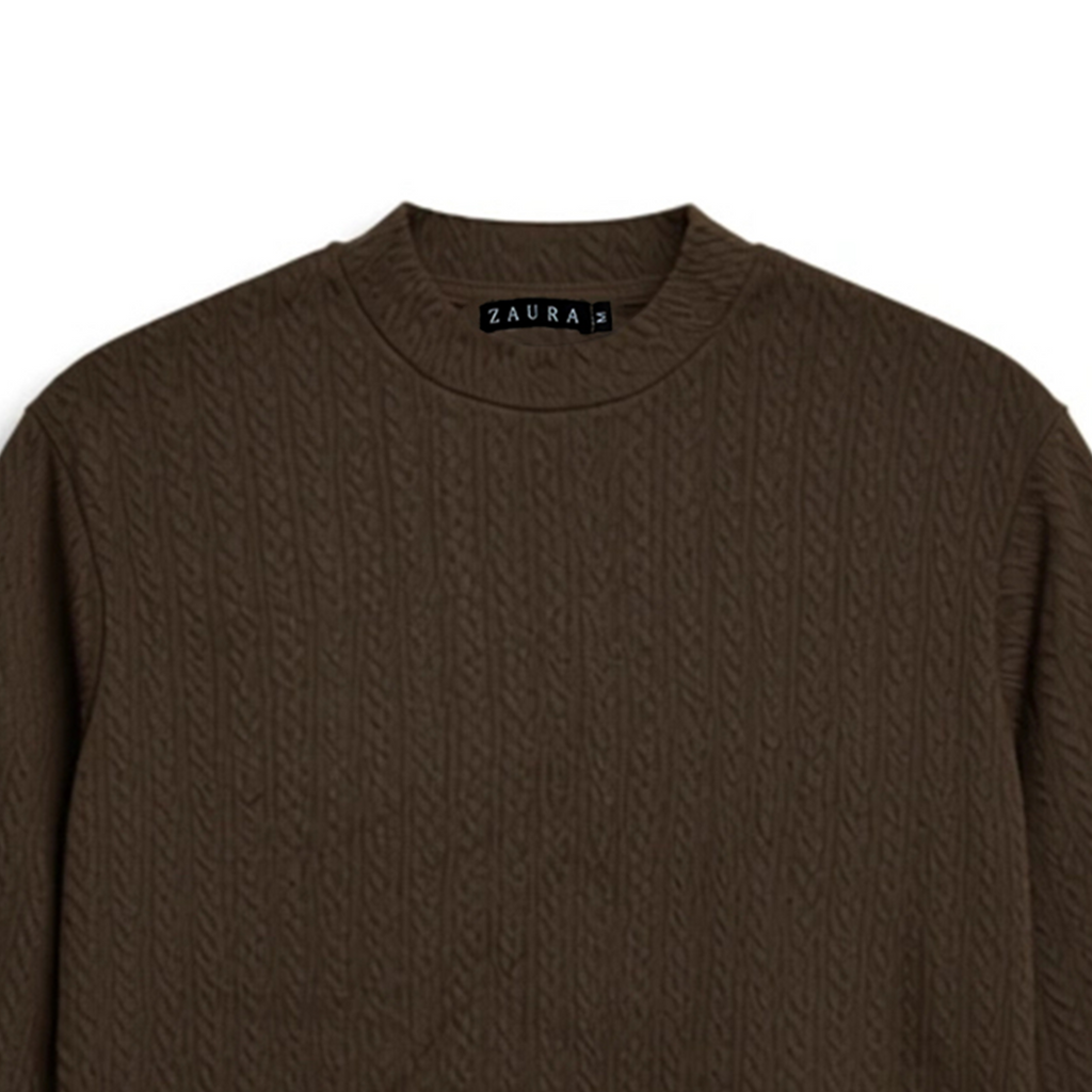 CABLE KNIT SWEATER