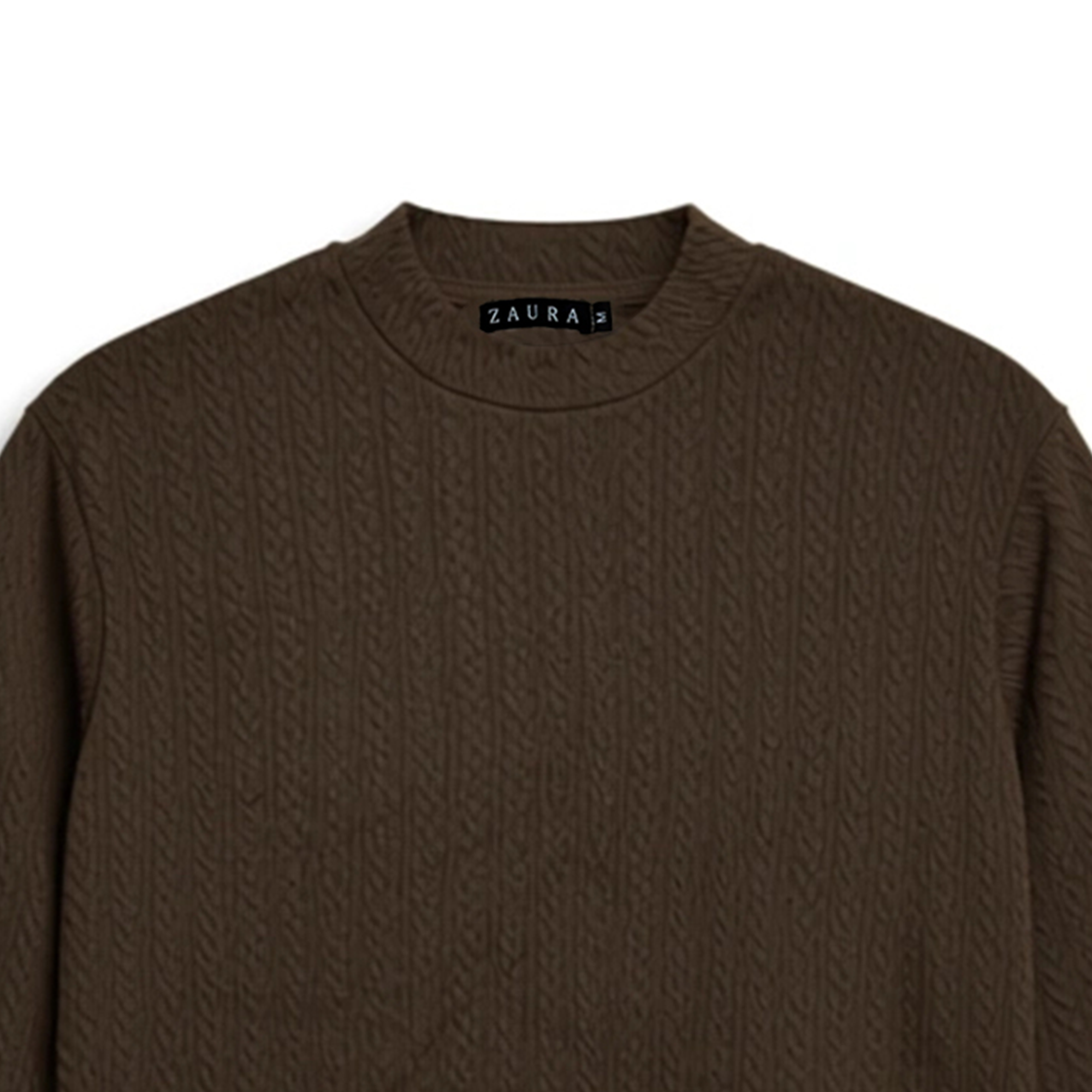 CABLE KNIT SWEATER