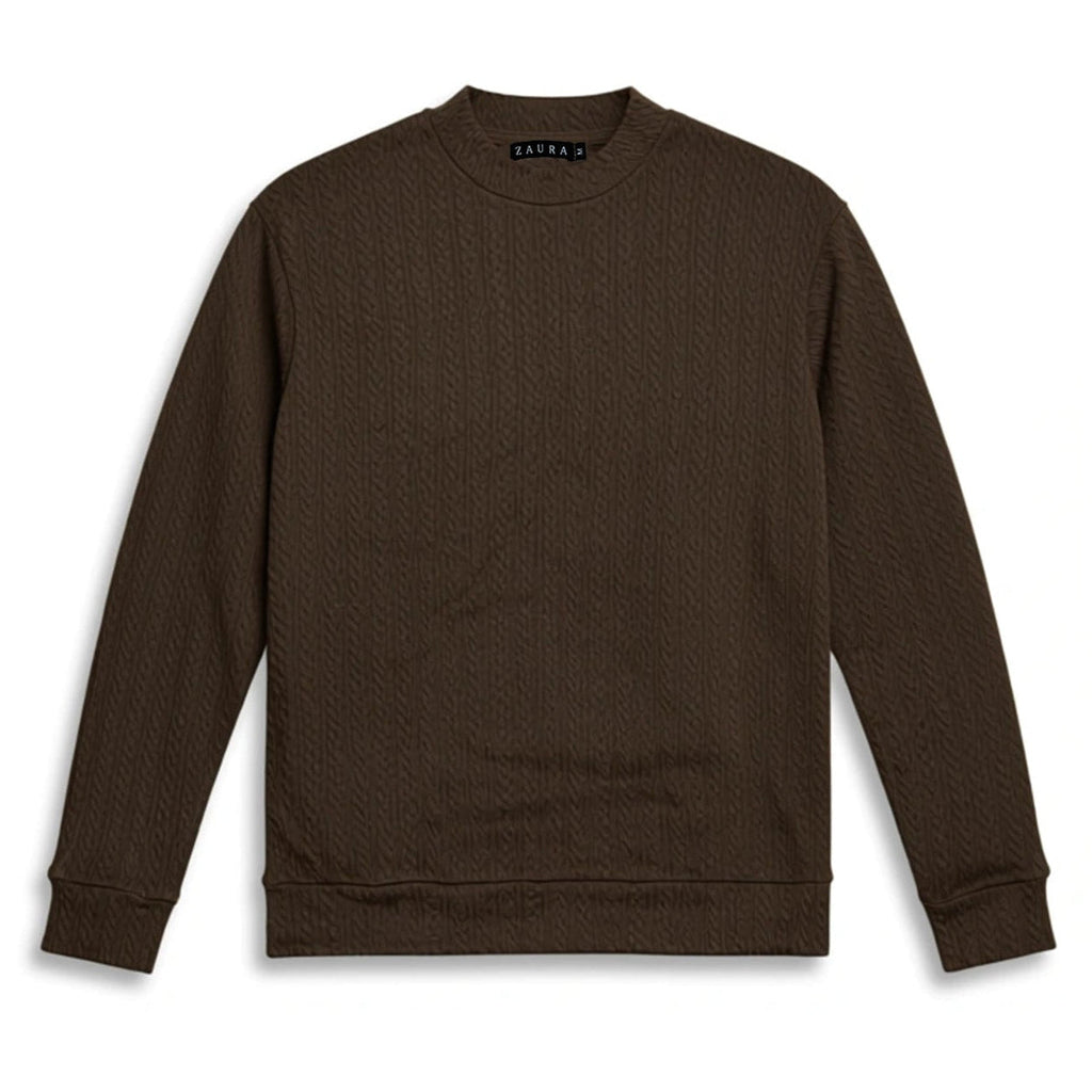 CABLE KNIT SWEATER