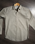 LINEN SHIRT KHAKI