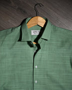 LINEN SHIRT SAGE GREEN