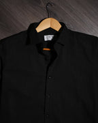 LINEN SHIRT BLACK