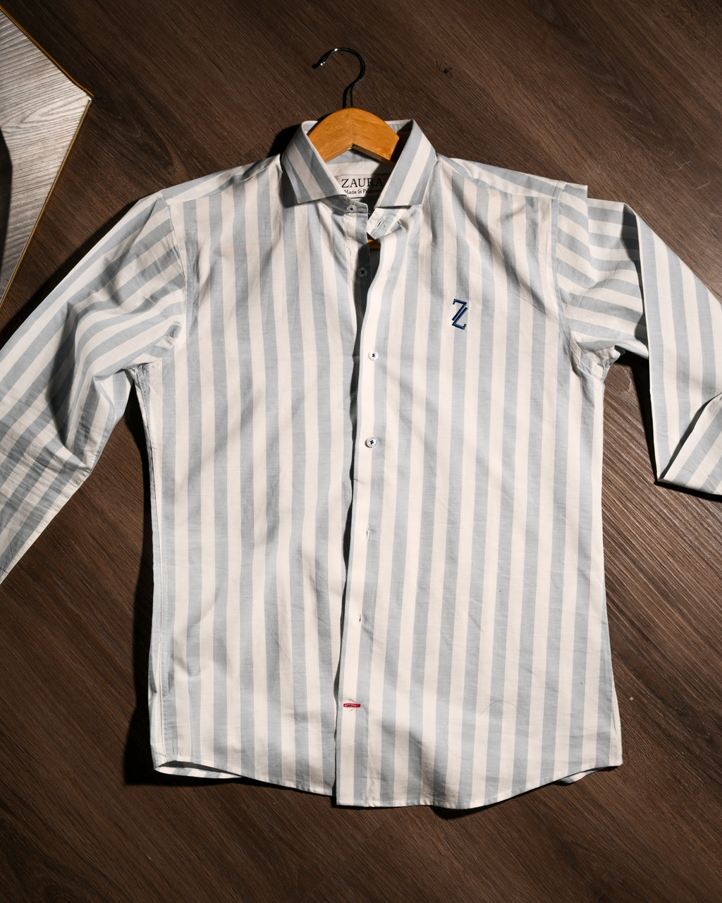 ZAURA Sky Stripe Signature Shirt