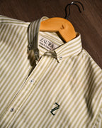 ZAURA Sage Stripe Signature Shirt