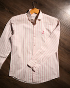 ZAURA Blush Stripe Signature Shirt