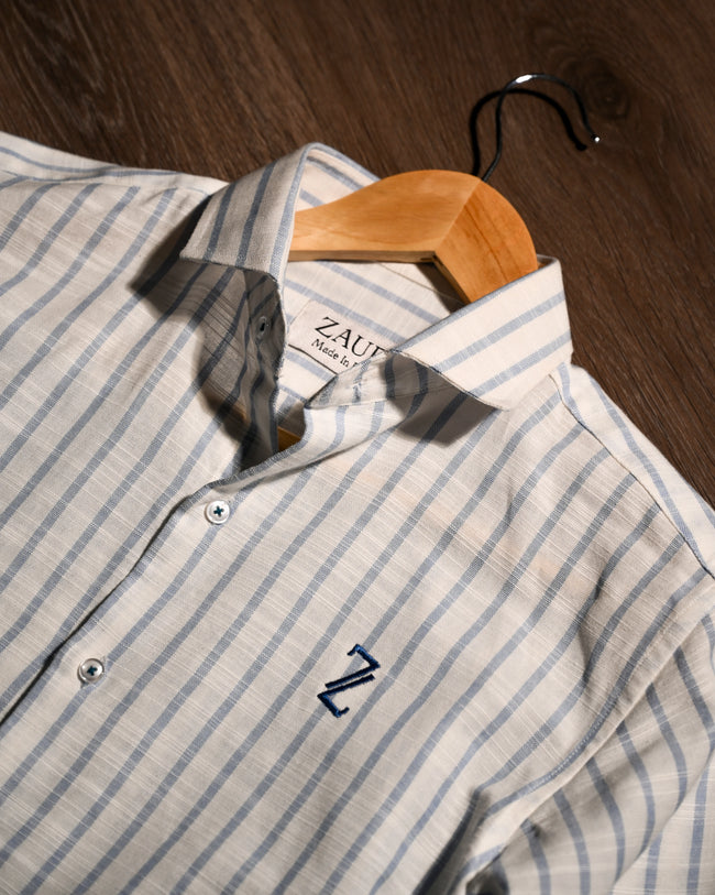 ZAURA Coastal Stripe Premium Shirt Main Image