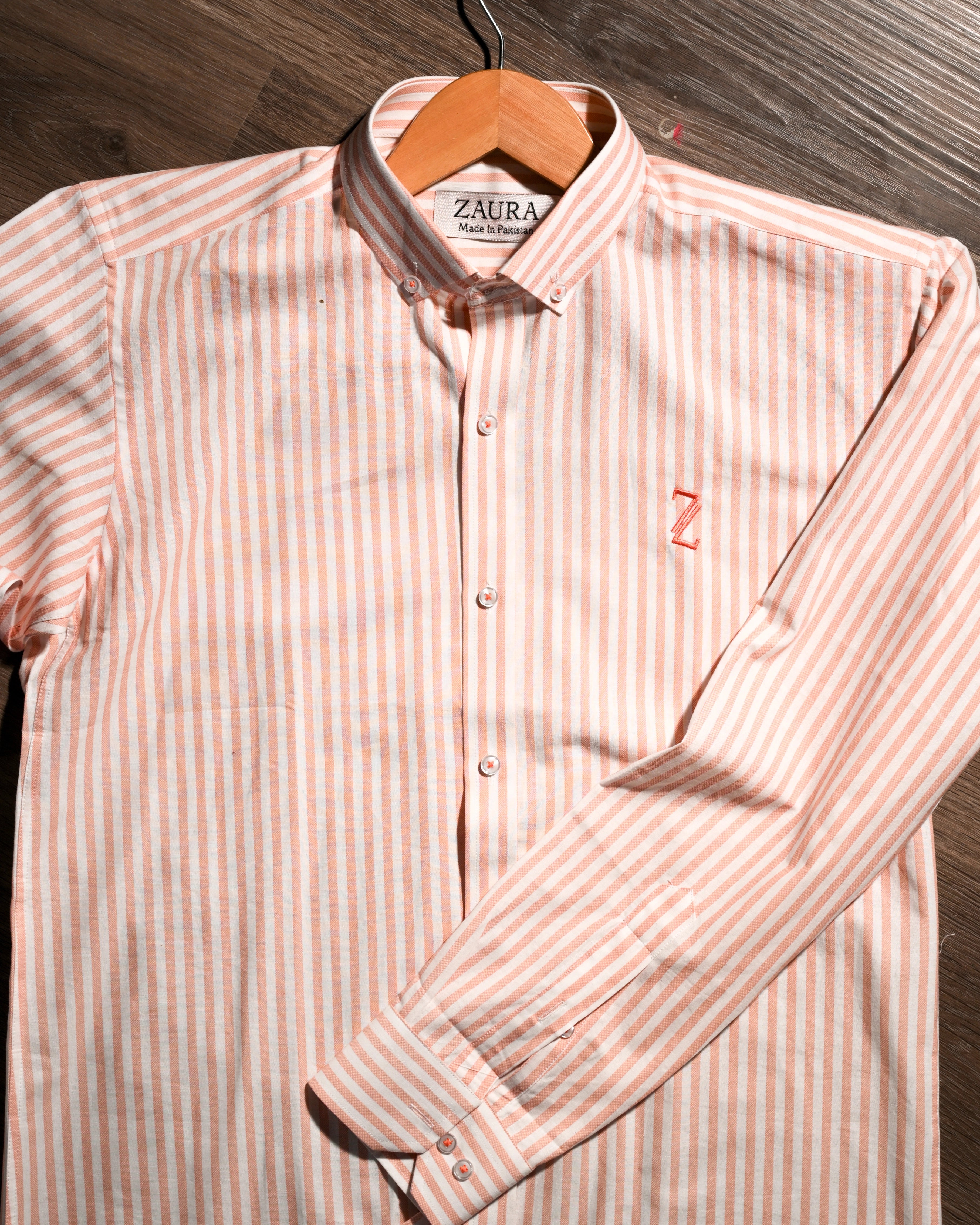 ZAURA Sandstone Stripe Shirt