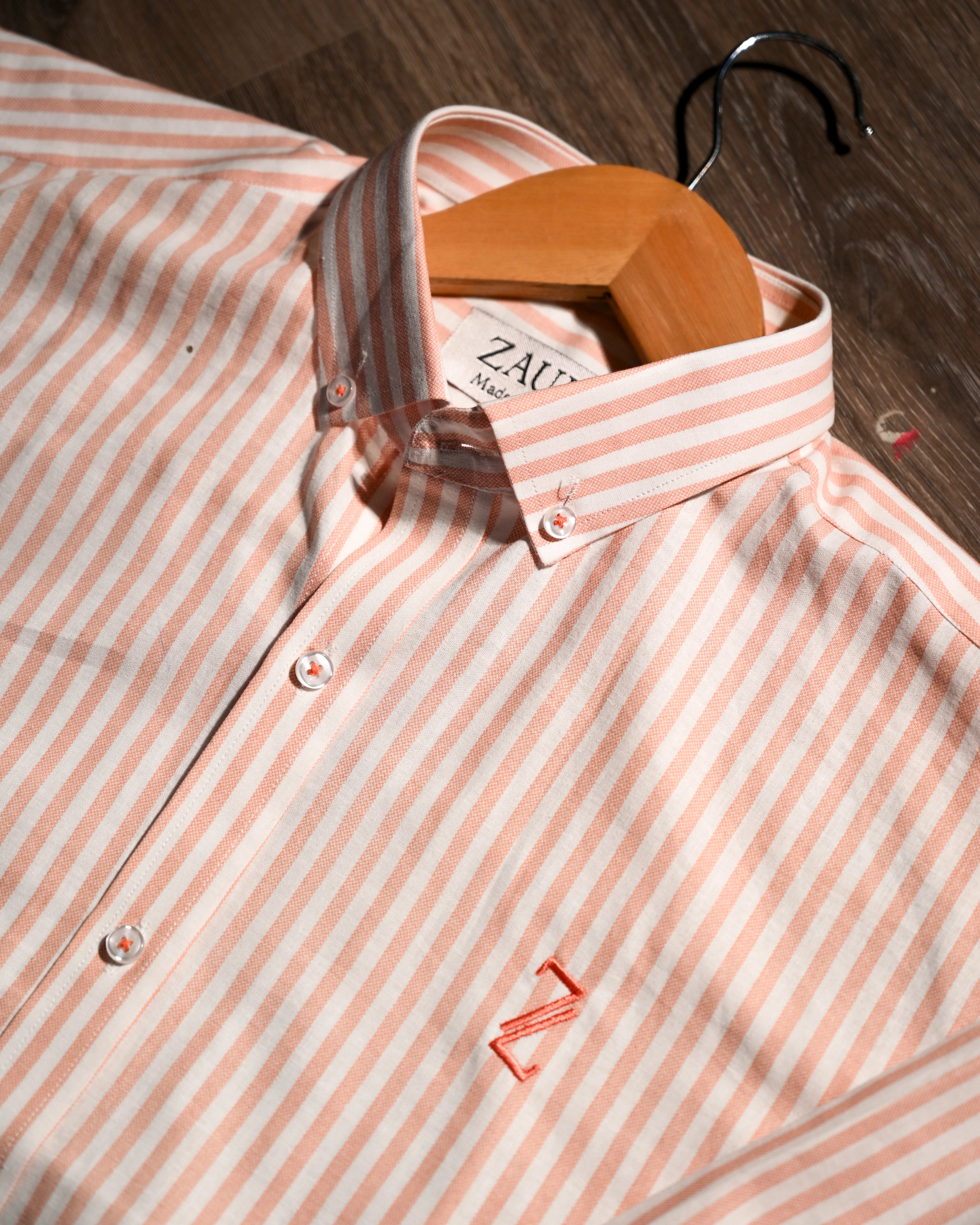 ZAURA Sandstone Stripe Shirt