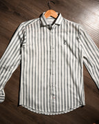 ZAURA Ash Stripe Signature Shirt