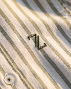 ZAURA Sage Stripe Signature Shirt