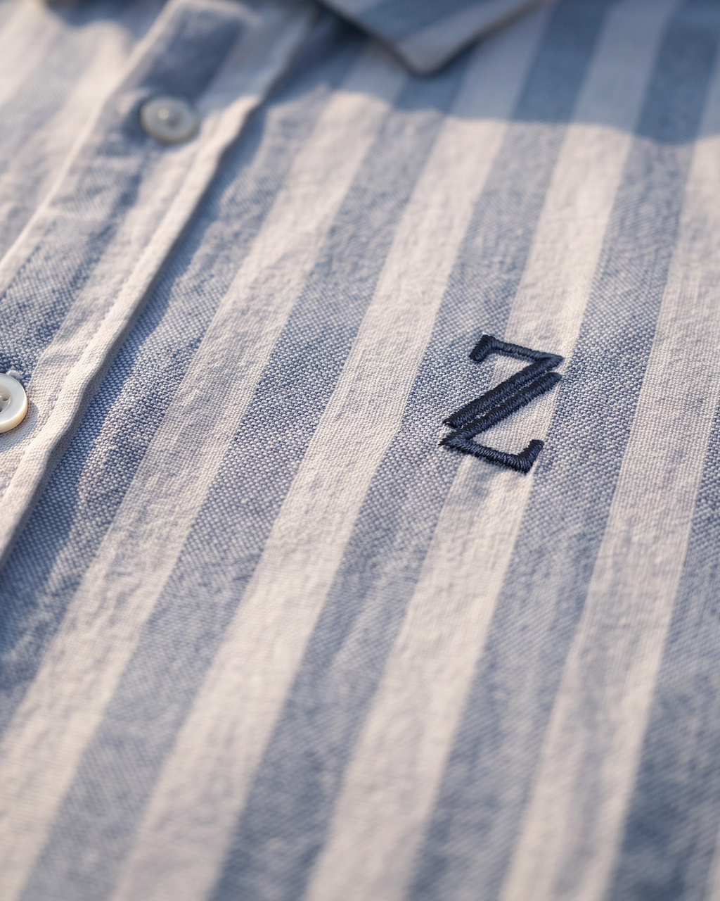 ZAURA Sky Stripe Signature Shirt