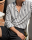 ZAURA Ash Stripe Signature Shirt