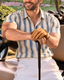 Striped Short Sleeve Shirt Classic Summer Essential