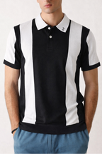 ZAURA Mono Stripe Polo