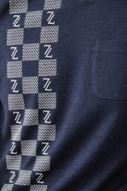 ZAURA Checkline Signature Tee