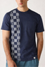 ZAURA Checkline Signature Tee