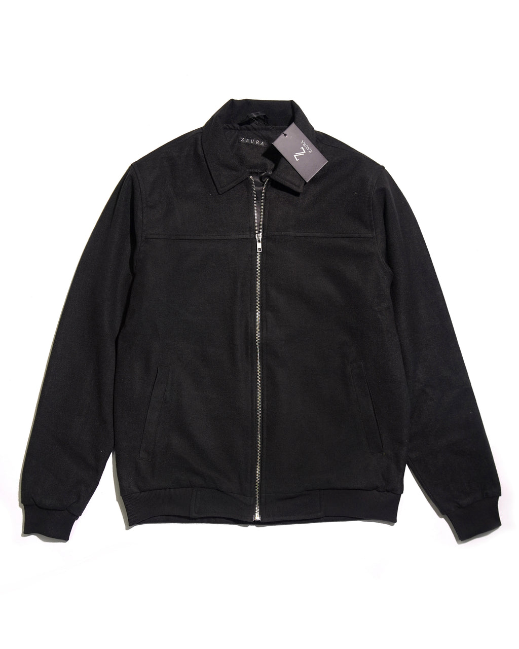 ZAURA Signature Black Zip Jacket