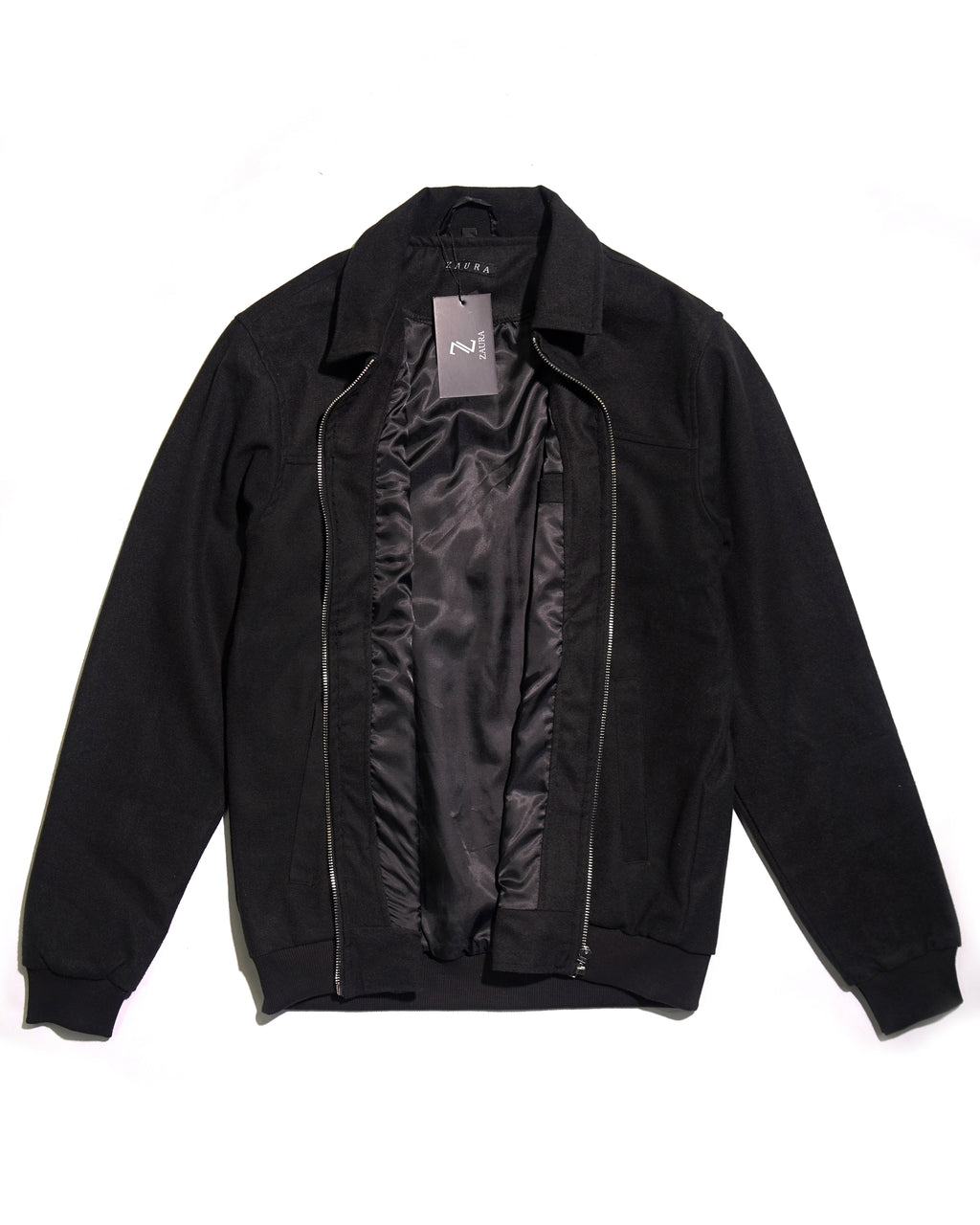 ZAURA Signature Black Zip Jacket