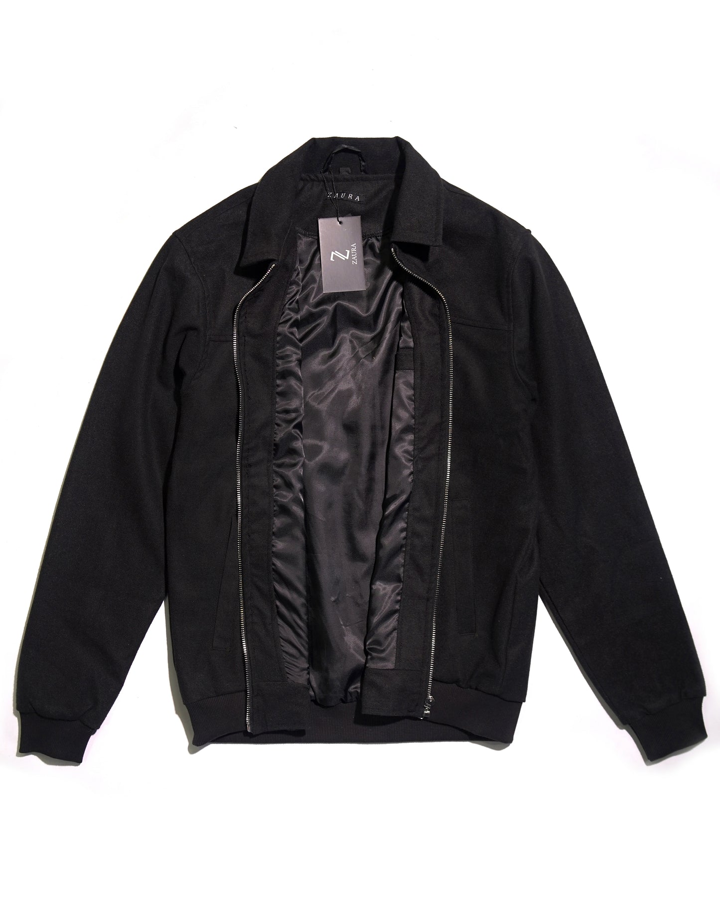 ZAURA Signature Black Zip Jacket