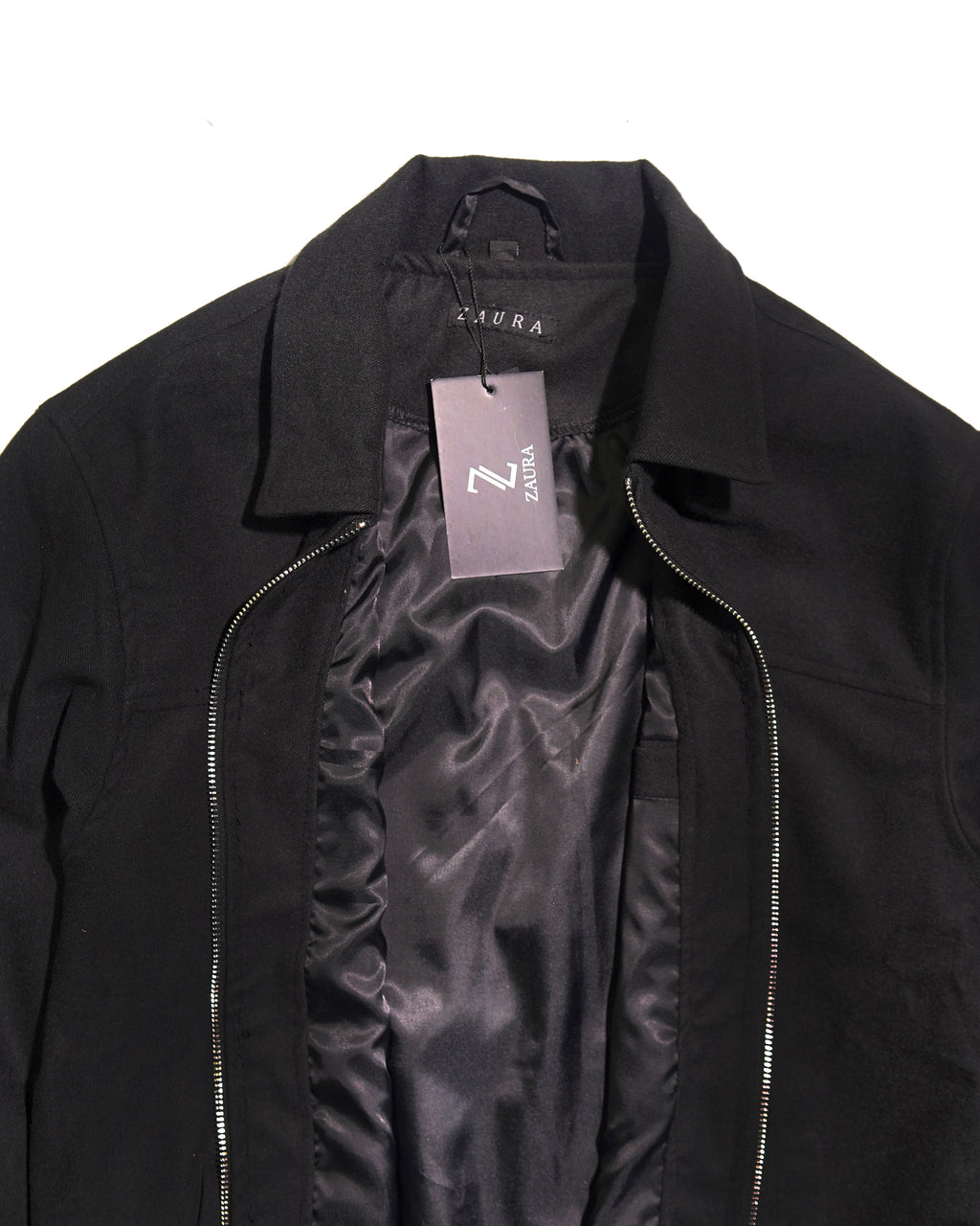 ZAURA Signature Black Zip Jacket