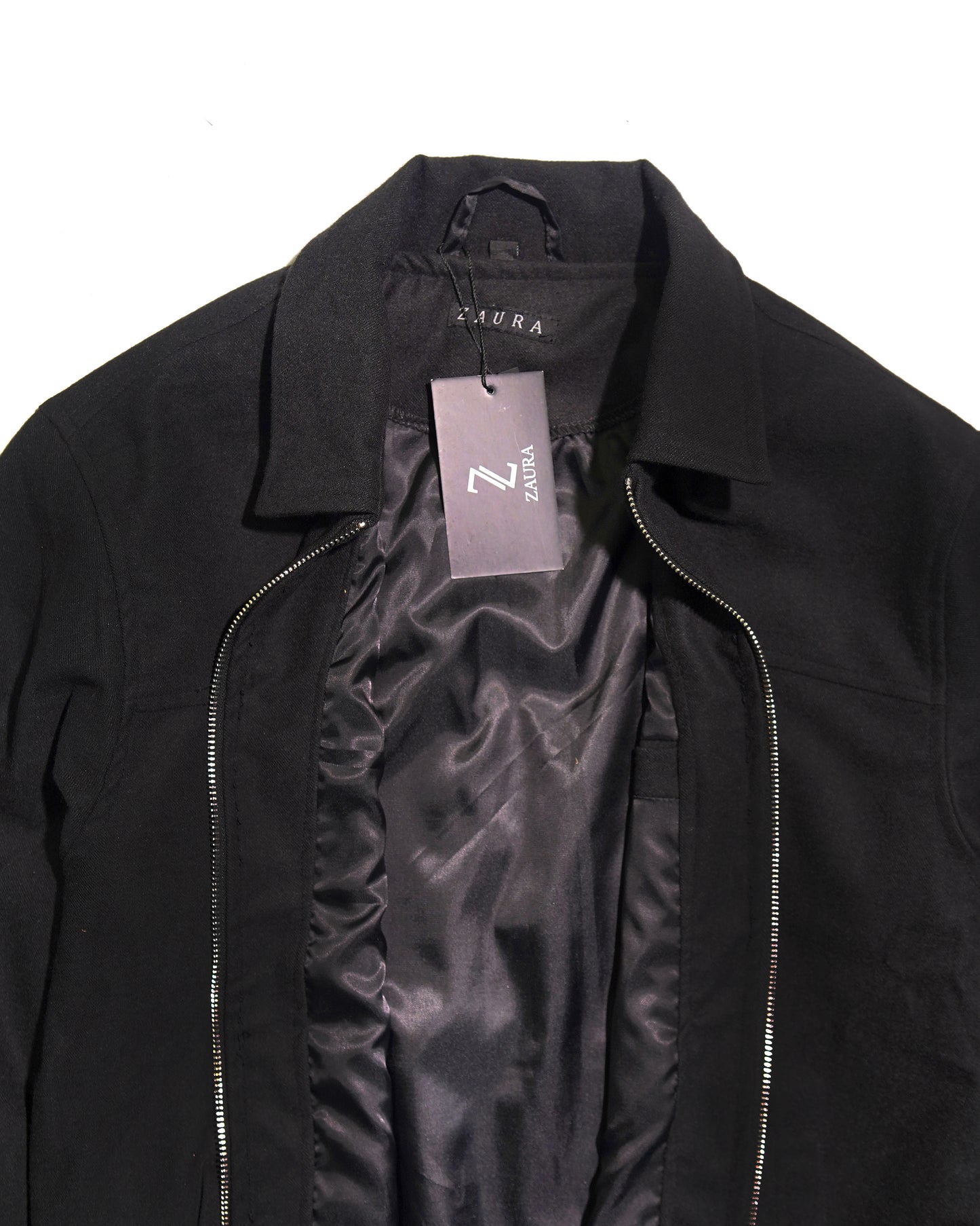 ZAURA Signature Black Zip Jacket