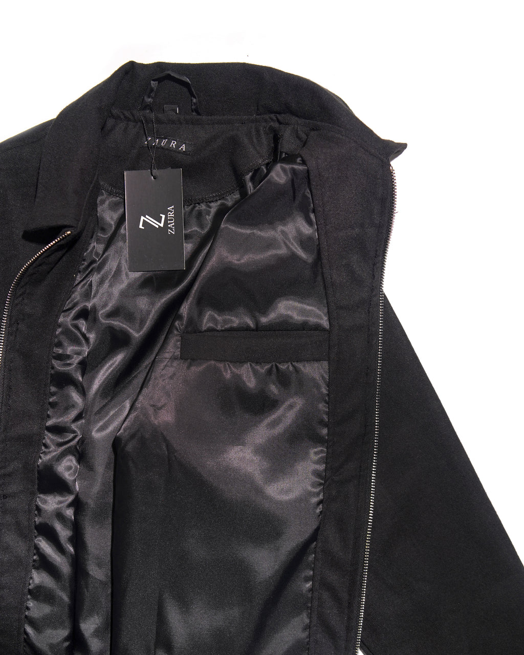 ZAURA Signature Black Zip Jacket
