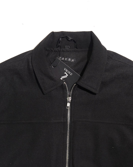 ZAURA Signature Black Zip Jacket
