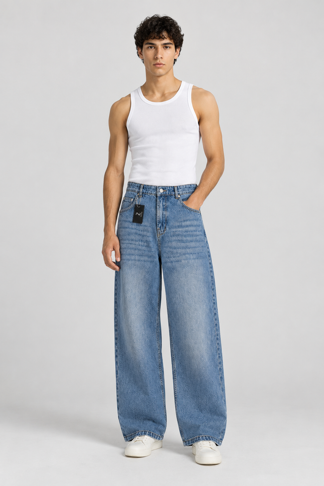 Nova Wide-Leg Jeans ( UNISEX ) Hover Image
