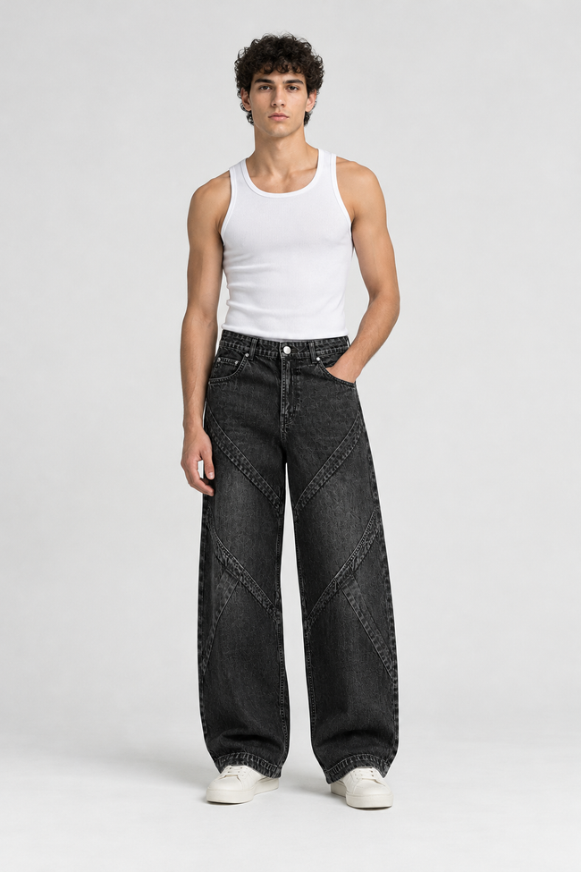 Zaura Shadowline baggy Jeans ( unisex ) Hover Image