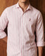 ZAURA Blush Stripe Signature Shirt