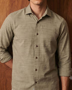 LINEN SHIRT KHAKI