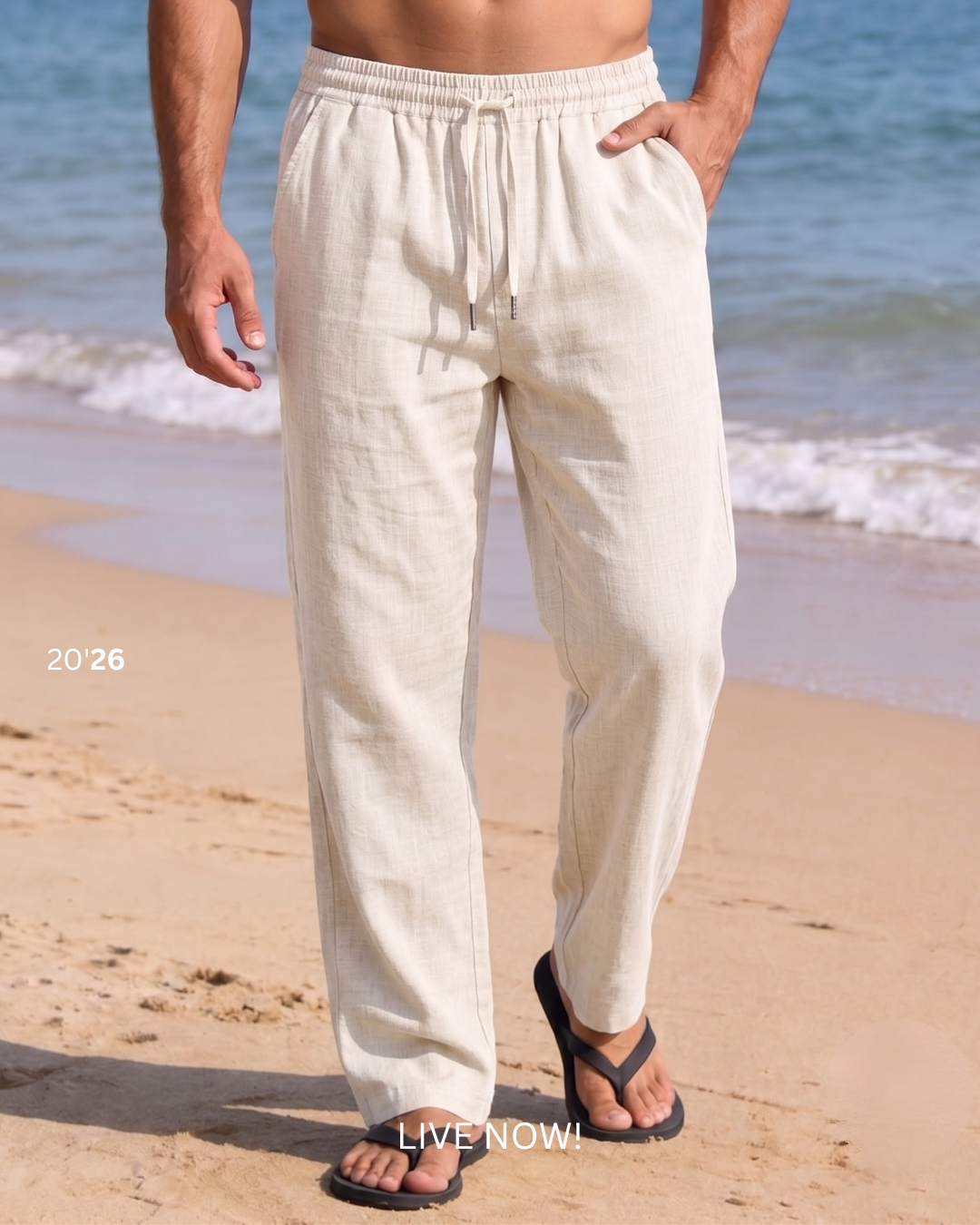 LINEN TROUSER WHITE