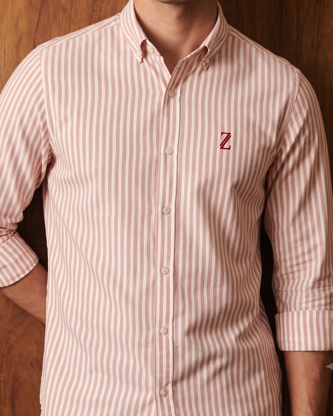 ZAURA Sandstone Stripe Shirt