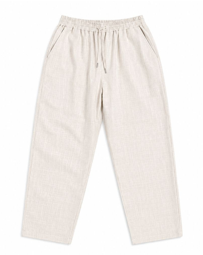 LINEN TROUSER WHITE Hover Image