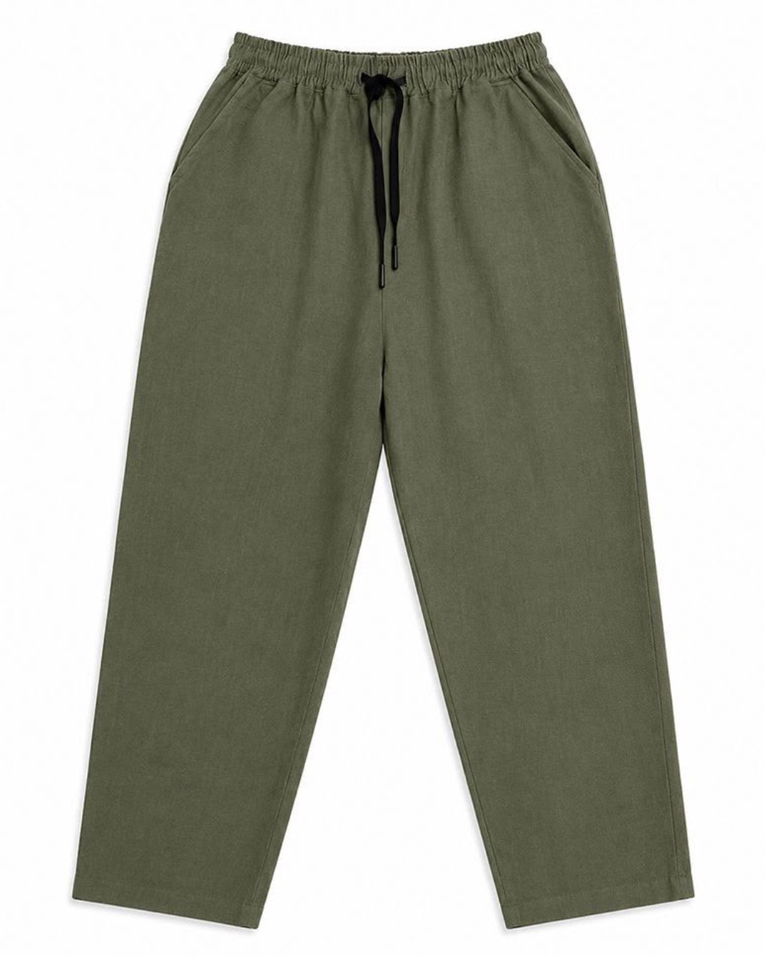 LINEN TROUSER OLIVE