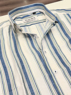 Striped Short Sleeve Shirt Classic Summer Essential