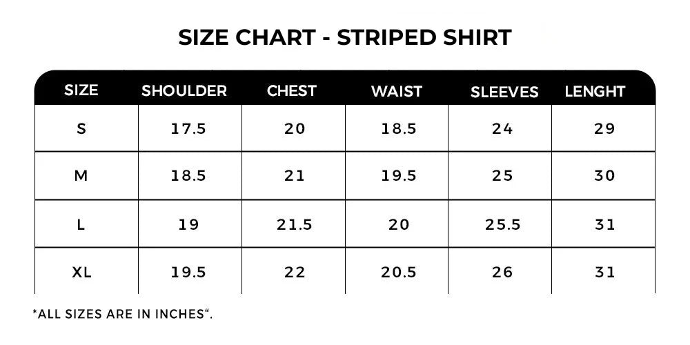 ZAURA Coastal Stripe Premium Shirt