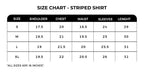 ZAURA Coastal Stripe Premium Shirt