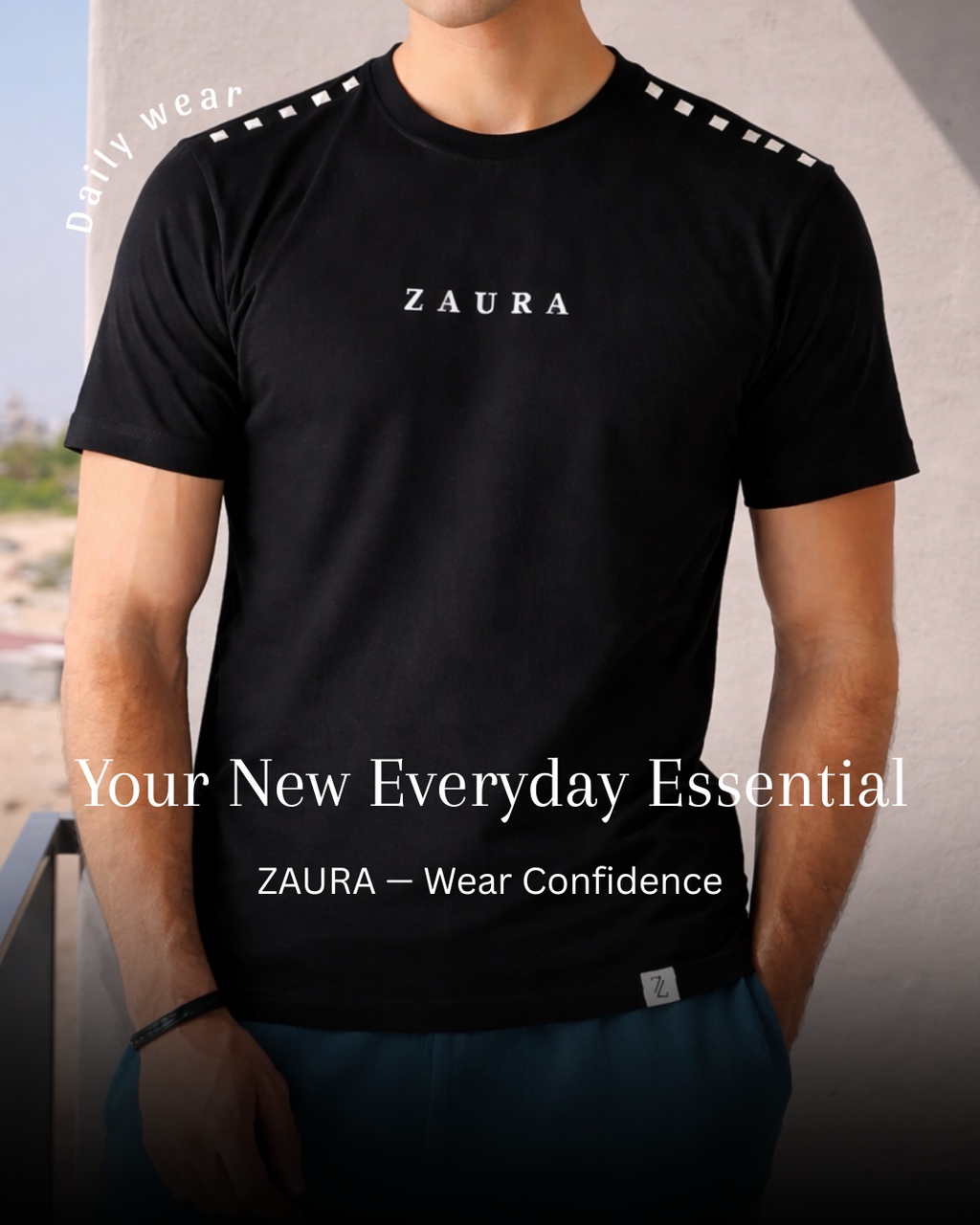ZAURA Signature Minimal Tee