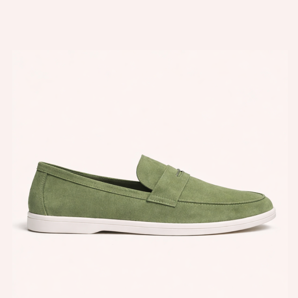 Zaura Suede Penny Loafers