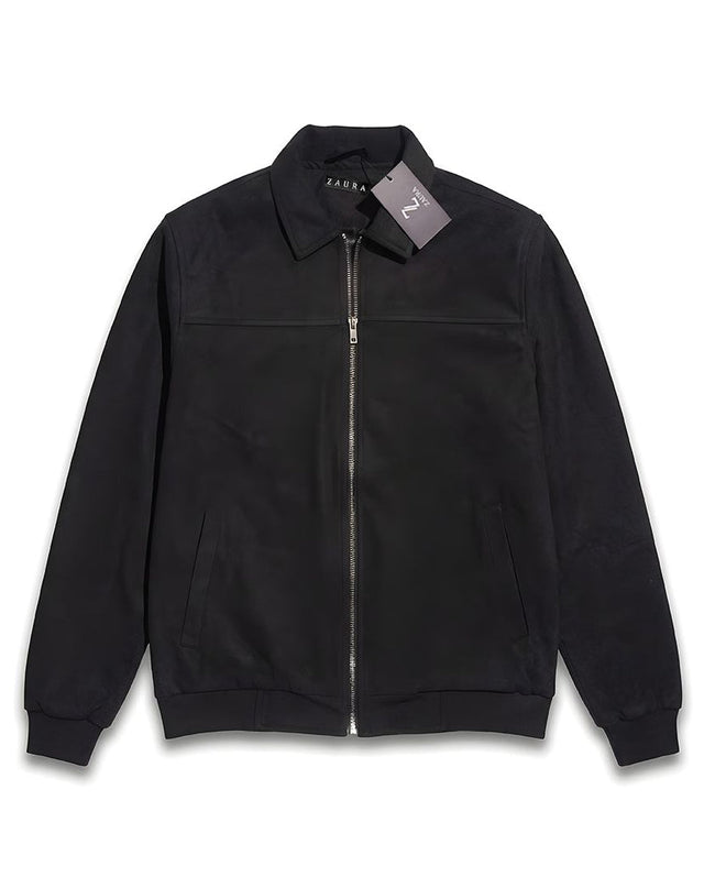 ZAURA Signature Black Zip Jacket Hover Image