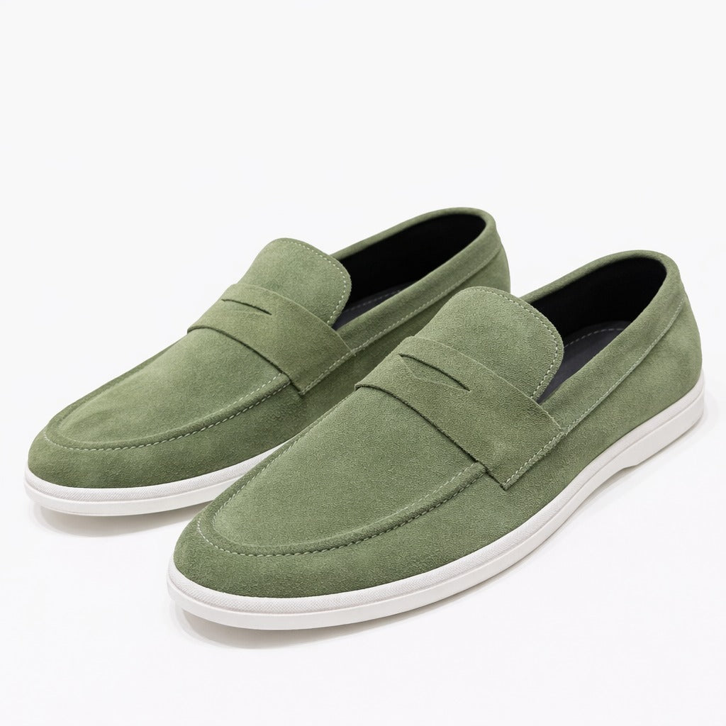 Zaura Suede Penny Loafers