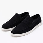 Zaura Suede Penny Loafers