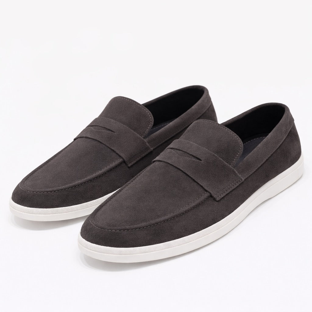 Zaura Suede Penny Loafers