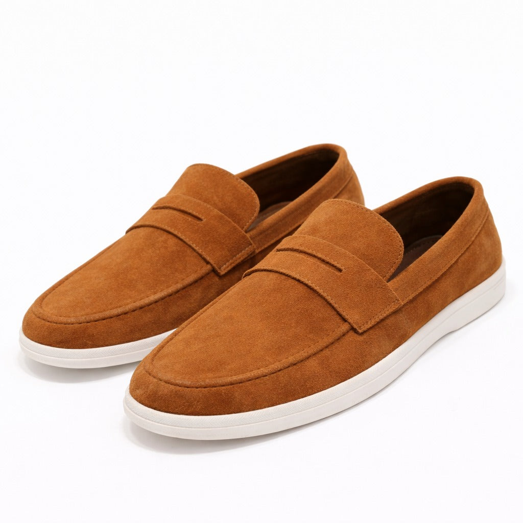 Zaura Suede Penny Loafers